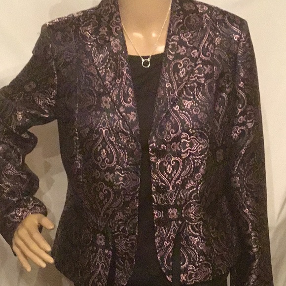 Signature by Robbie Bee Multi Dress Blazer SZ 8 - Picture 1 of 5
